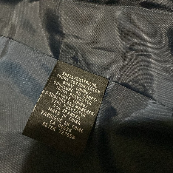 Striped Navy and White Women's Blazer - Picture 14 of 16